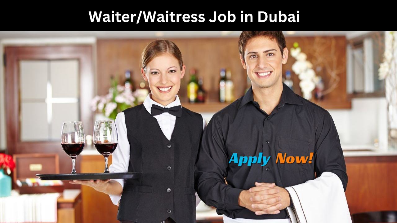 Waiter/Waitress Job in Dubai